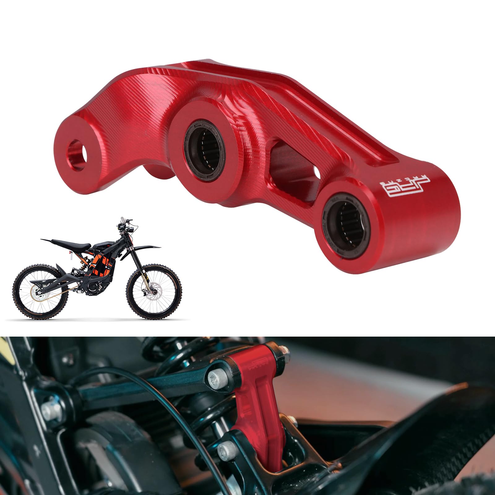 Amazon.com: JFG RACING Sur Ron 懸吊連桿7075 Al 漸進式懸吊鏈接,適用